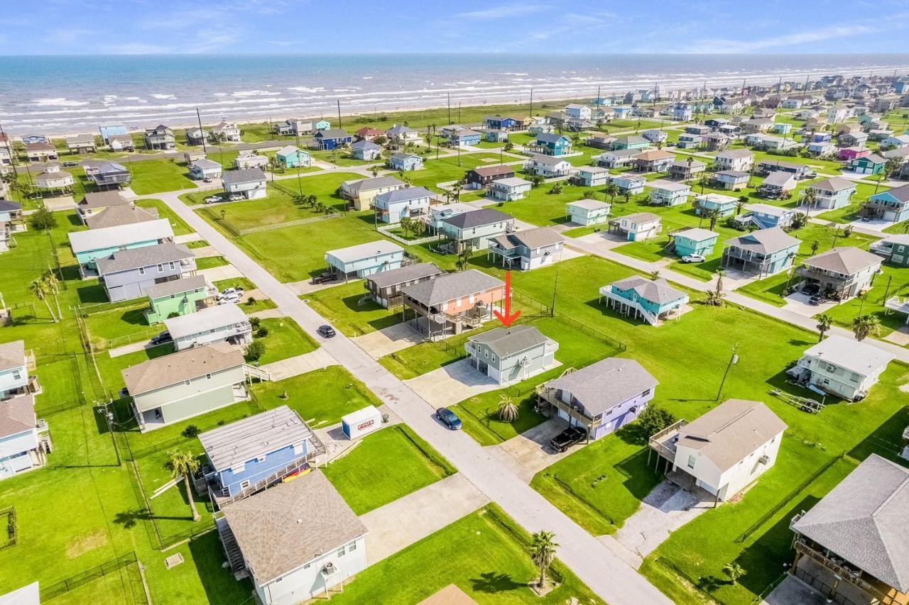 The Shell Shack Villa Galveston Exteriör bild